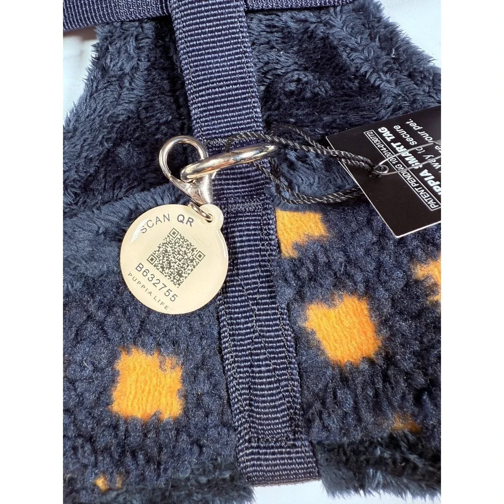 Dog Harness Over-The-Head‎ Warm Winter Tumbling Waffle Pattern Adjustable XL